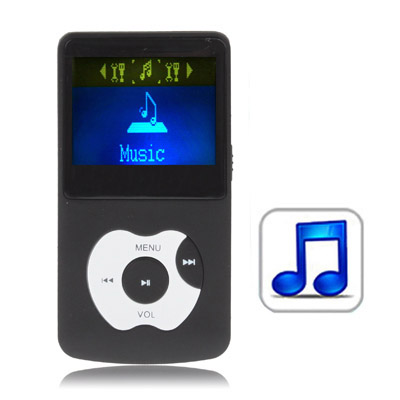 2GB MP3 Player with LCD Screen, Speaker (Black) - Click Image to Close